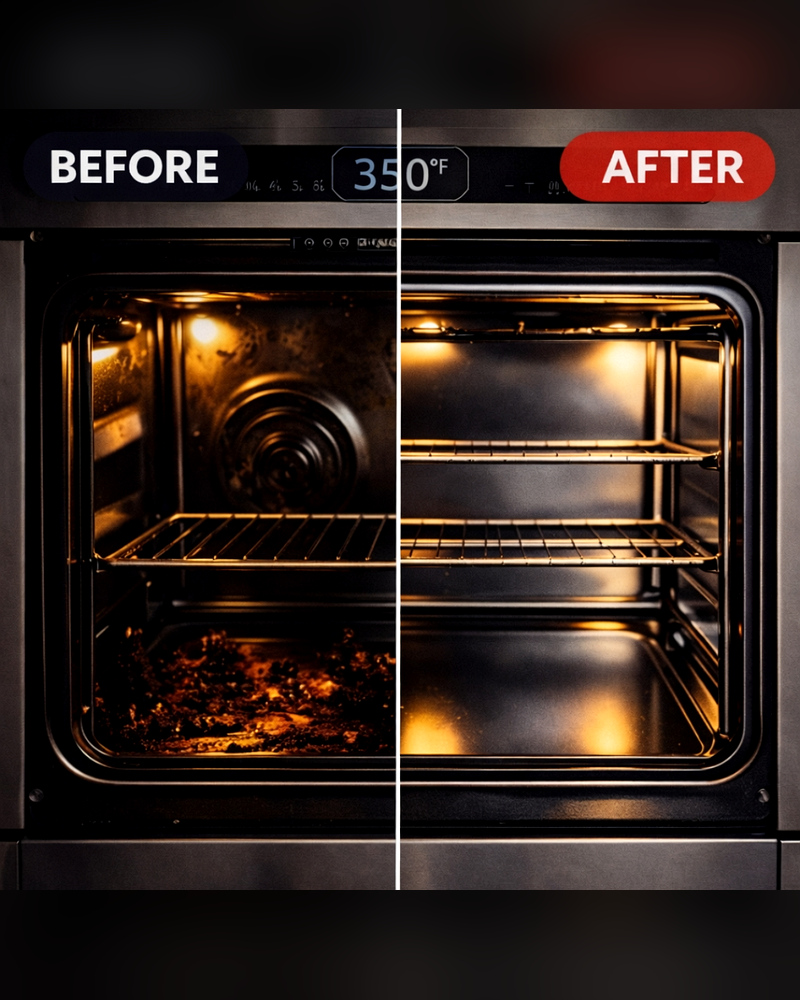 Oven Before and After