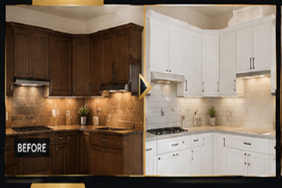 Kitchen cabinet refinishing